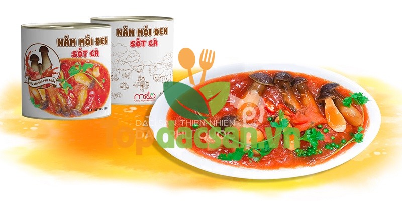 nấm mối đen sốt cà